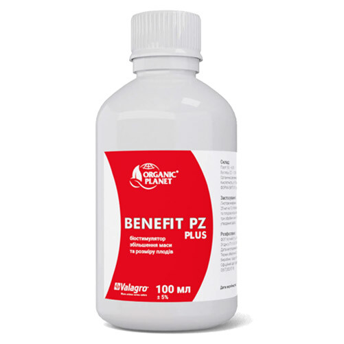 Біостимулятор для збільшення плодів Benefit PZ / Бенефіт ПЗ 100 мл, Valagro